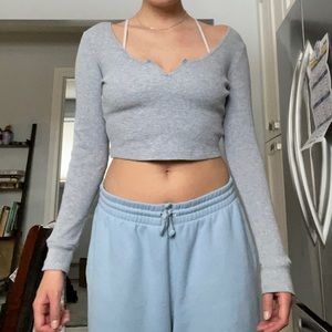 TNA - Scoopneck Waffle Longsleeve